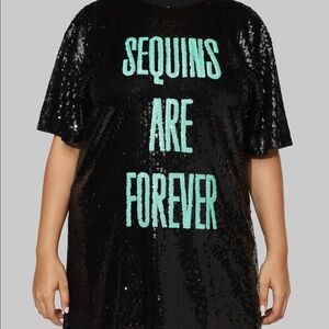 Taylor Swift Sequin are Forevr TShirt dress